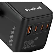 Travelmall 1 Pc Travel Adapter Black