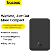 Baseus Magnetic Mini Power Bank 5000mAh Black P10022107113