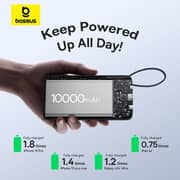 Baseus Bipow 2 Power Bank 10000mAh Cluster Black P10077101113-00