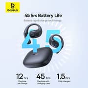 Baseus A00080600123 Eli 10I Fit True Wireless Earbuds Black