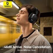 Baseus A00075301113 Bowie H1S Wireless Over Ear Headphone Black