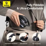 Baseus A00075301113 Bowie H1S Wireless Over Ear Headphone Black