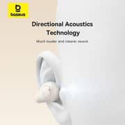 Baseus A00079500223 Bass 15 Clip True Wireless Earbuds White