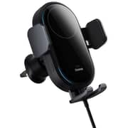 Baseus Wireless Charging Electric Car Mount Black