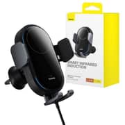 Baseus Wireless Charging Electric Car Mount Black