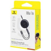 Baseus Bright Mirror 2-in-1 Type-C To C+C Cable 1m Black