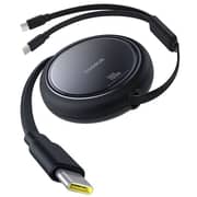 Baseus Bright Mirror 2-in-1 Type-C To C+C Cable 1m Black