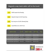 Baseus PicoGo Magnetic Fast Charging Type-C To Type-C Cable 1m Black