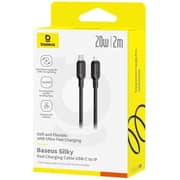 Baseus Silky Series USB-C To Lighting Cable 2m Black