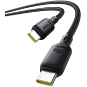 Baseus Silky Series USB-A To USB-C Cable 1m Black