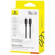 Baseus Silky Series USB-C To USB-C Cable 2m Black
