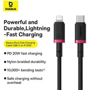 Baseus Dura Series USB-C To Lighting Cable 1m Black