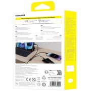 Baseus 3-in-1 USB To Micro USB+Lightning+USB-C Fast Charging Cable 0.8m Cosmic Black