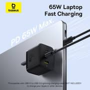 Baseus Palm 2C Fast Charger Black