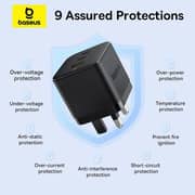 Baseus Palm 2C Fast Charger Black