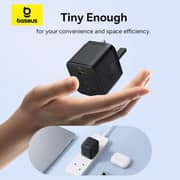 Baseus Type-C + USB-A Power Adapter 1m Black