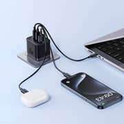 Baseus Type-C + USB-A Power Adapter 1m Black