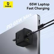 Baseus Type-C + USB-A Power Adapter 1m Black