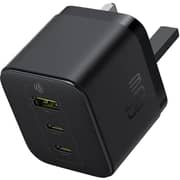 Baseus Type-C + USB-A Power Adapter 1m Black