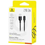 Baseus Silky Series USB-A To Lighting Cable 2m Black