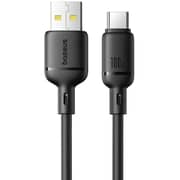 Baseus Silky Series USB-A to USB-C Cable 2m Black