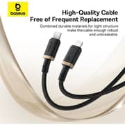Baseus Dura Series USB-C To Lighting Cable 2m Black