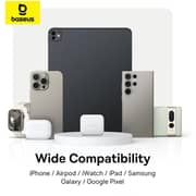 Baseus Palm C To C Fast Charger 1m Moon White