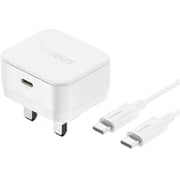 Baseus Palm C To C Fast Charger 1m Moon White