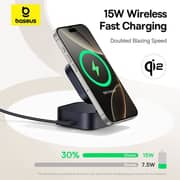 Baseus PicoGo 2-in-1 Magnetic Charger 1.9ft Black