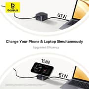 Baseus PicoGo 2-in-1 Magnetic Charger 1.9ft Black