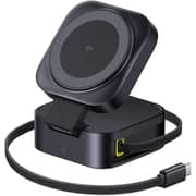 Baseus PicoGo 2-in-1 Magnetic Charger 1.9ft Black