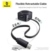 Baseus PicoGo 2-in-1 Magnetic Charger 1.9ft Black