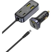 Baseus Multi Ports Car Charger Black