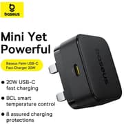 Baseus Palm Fast Charging Wall Charger Cluster Black