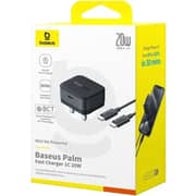 Baseus Palm Fast Charging Wall Charger 1m Black