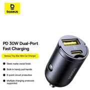 Baseus Tiny Star Mini FC Car Charger Black