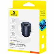 Baseus Tiny Star Mini FC Car Charger Black