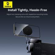Baseus MaxView Magnetic Car Mount Holder Black