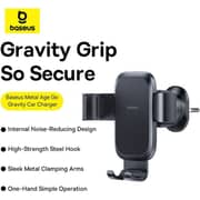 Baseus Gravity Air Car Mount Holder Black