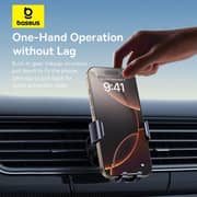 Baseus Gravity Air Car Mount Holder Black