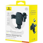 Baseus Gravity Air Car Mount Holder Black