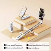 Baseus TechShot Dual-Support Phone Selfie Stick White