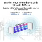 Asus Zen WiFi BT8 Wireless Tri Band Mesh Extendable Router 3 Pack