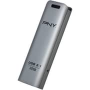 PNY Elite Steel Metal Flash Drive USB 3.1 32GB Silver FD32GESTEEL31G-EF