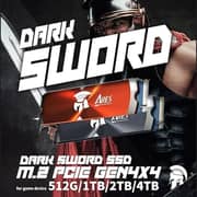 Dato Dark Sword M.2 Gaming Heatsink SSD PCIe 1TB Red ARSDSK