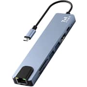 Pawa 7-in-1 USB-C Hub Grey