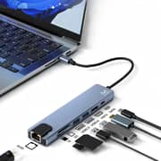 Pawa 7-in-1 USB-C Hub Grey