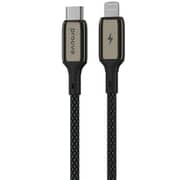 Proove Dense Metal Type-C To Lightning Cable 1m Black
