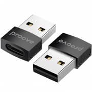 Proove Extension USB To Type-C OTG Adapter Black