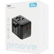 Proove Trip Travel Adapter Black